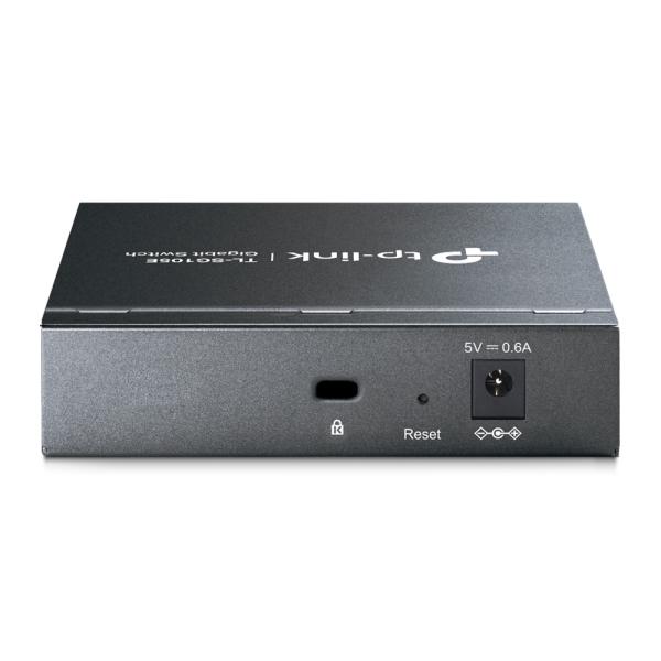 TP-Link TL-SG105E 5-Port Easy Smart Switch – Gigabit, Metallgehäuse, VLAN & QoS